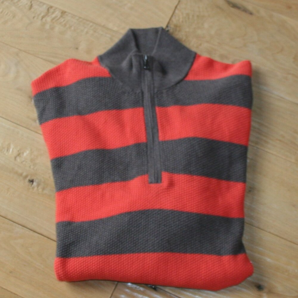 Brooks Brothers Zip Up Cotton Shirt Size X-large